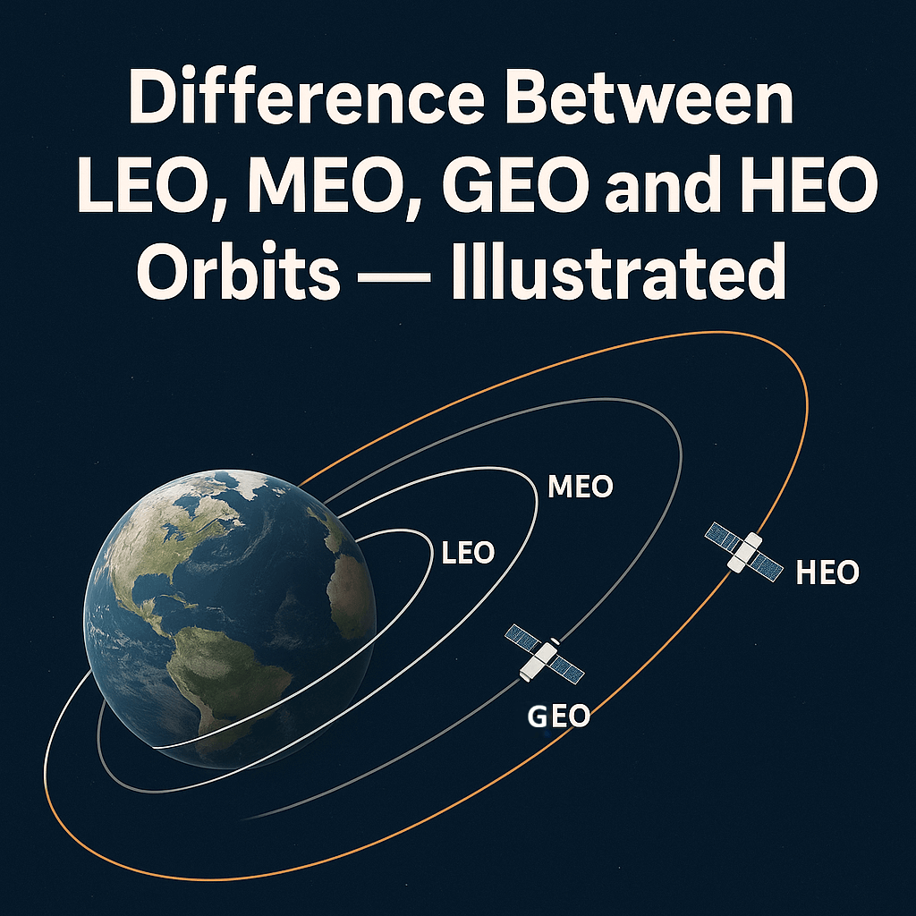 LEO、MEO、GEO和HEO轨道的区别